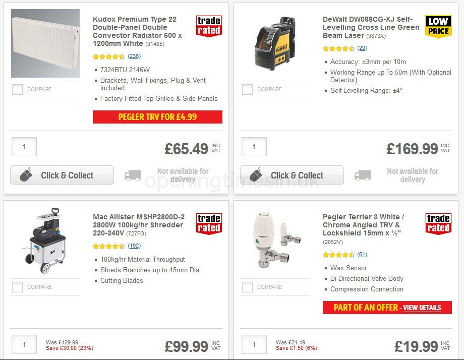 Screwfix Offers from 5 September