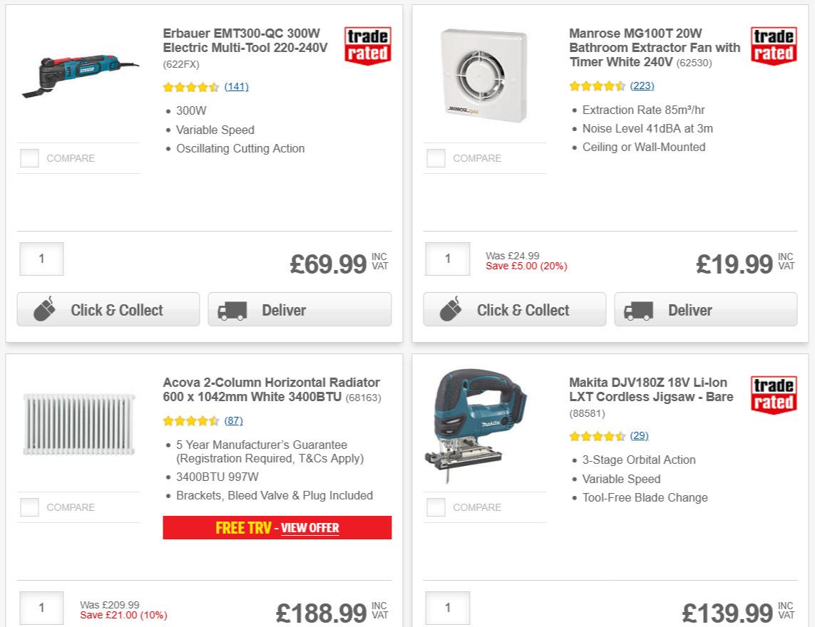 Screwfix Offers from 17 November