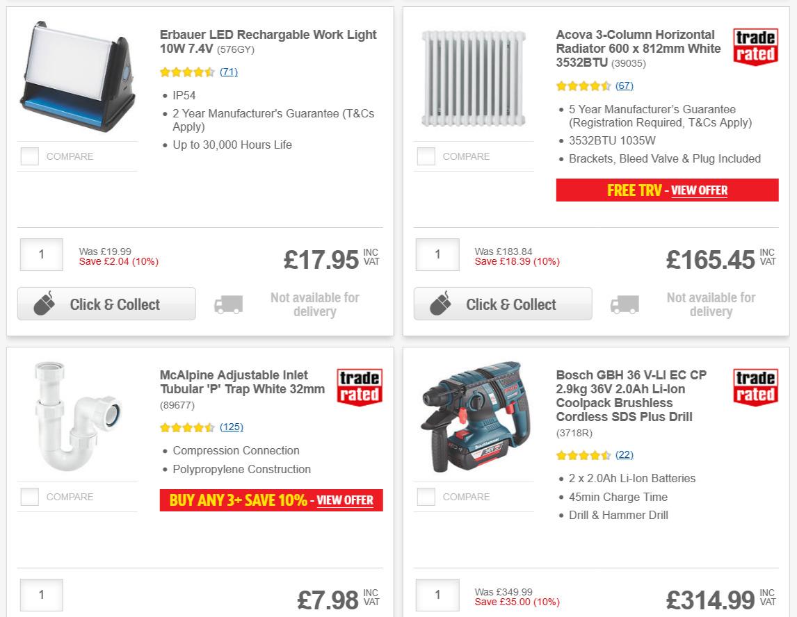 Screwfix Offers from 17 November