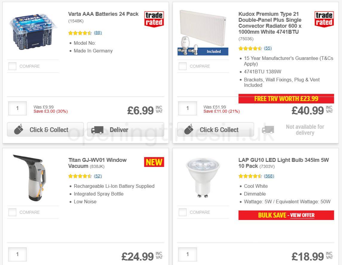 Screwfix Offers from 12 December