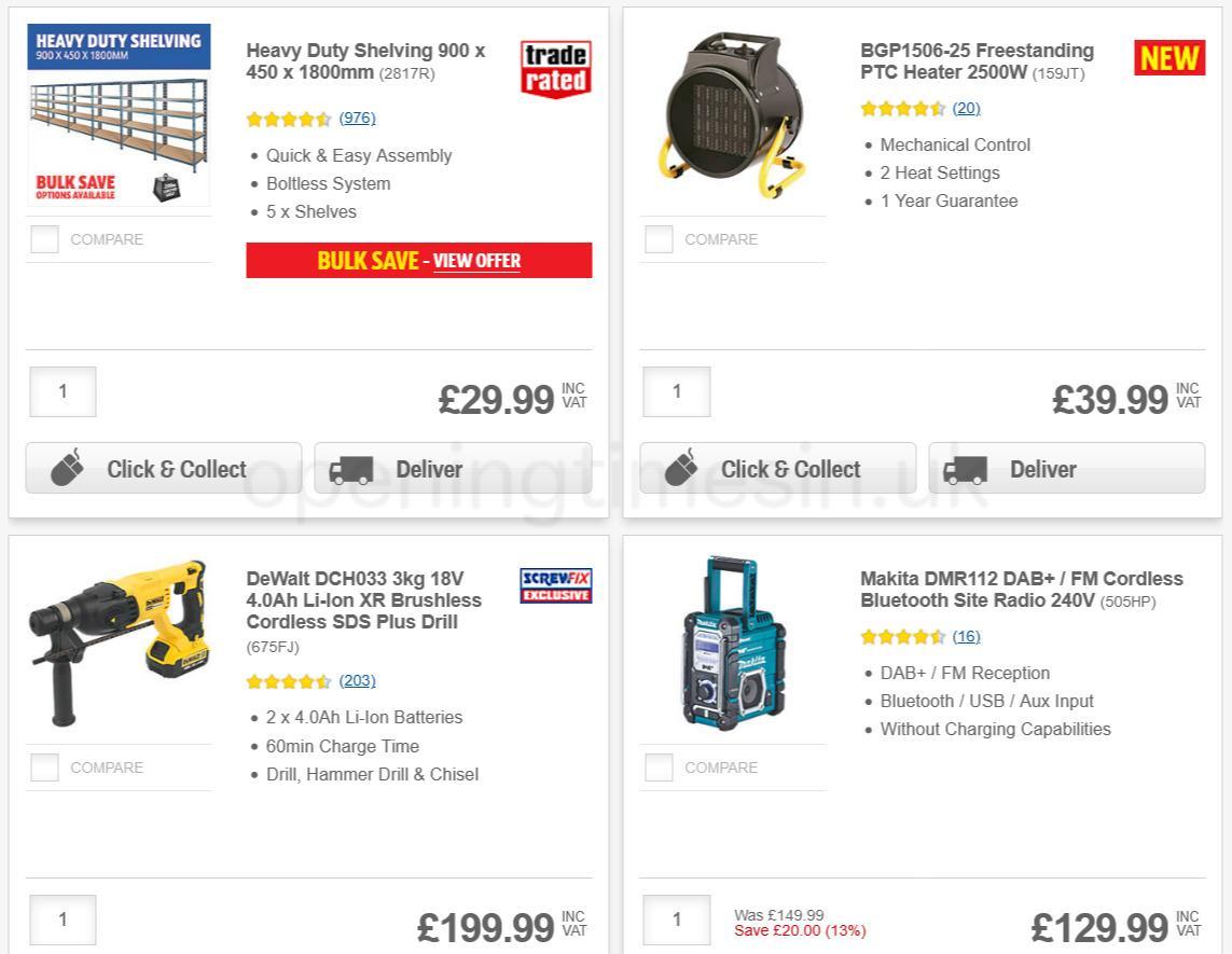 Screwfix Offers from 12 December