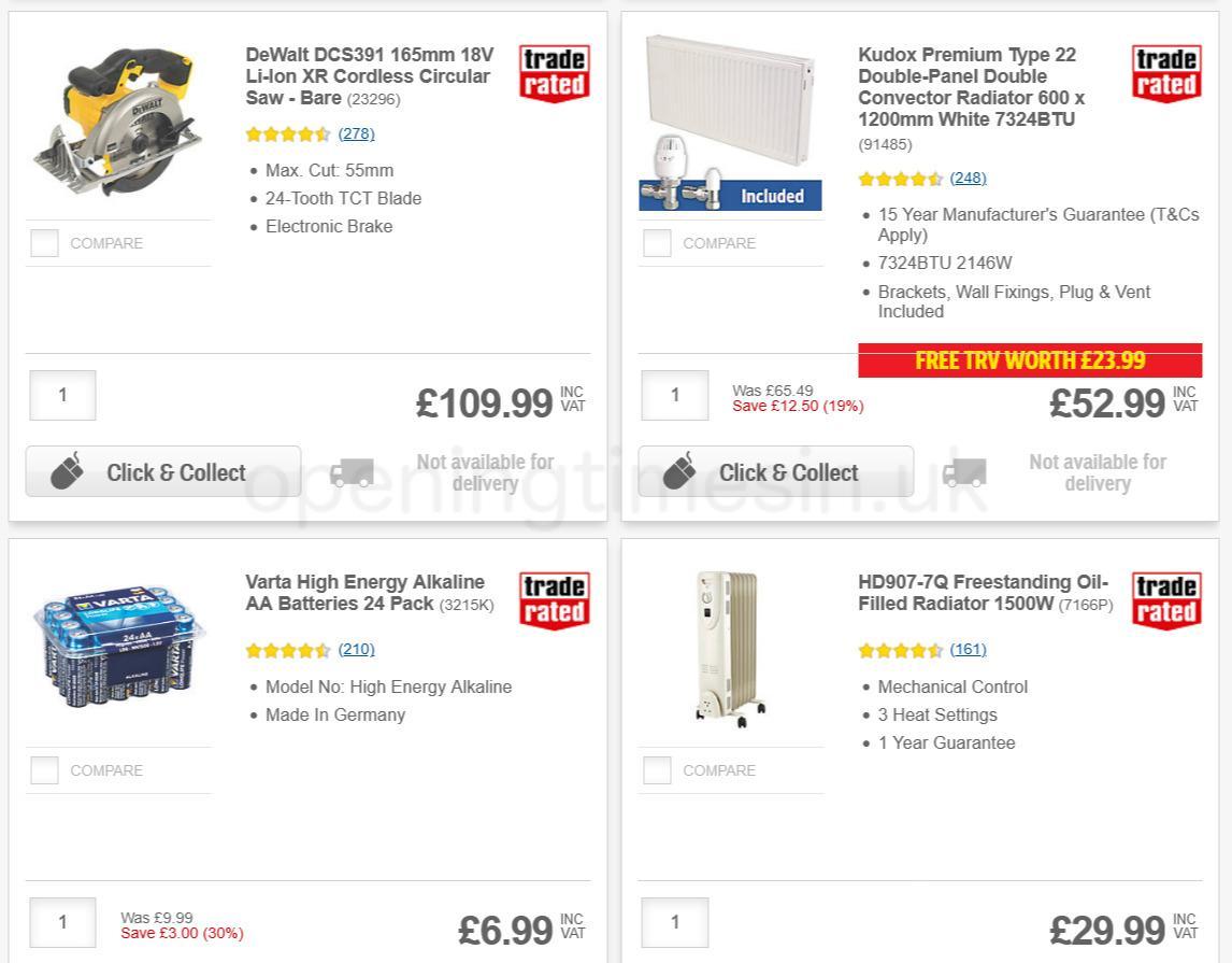 Screwfix Offers from 12 December