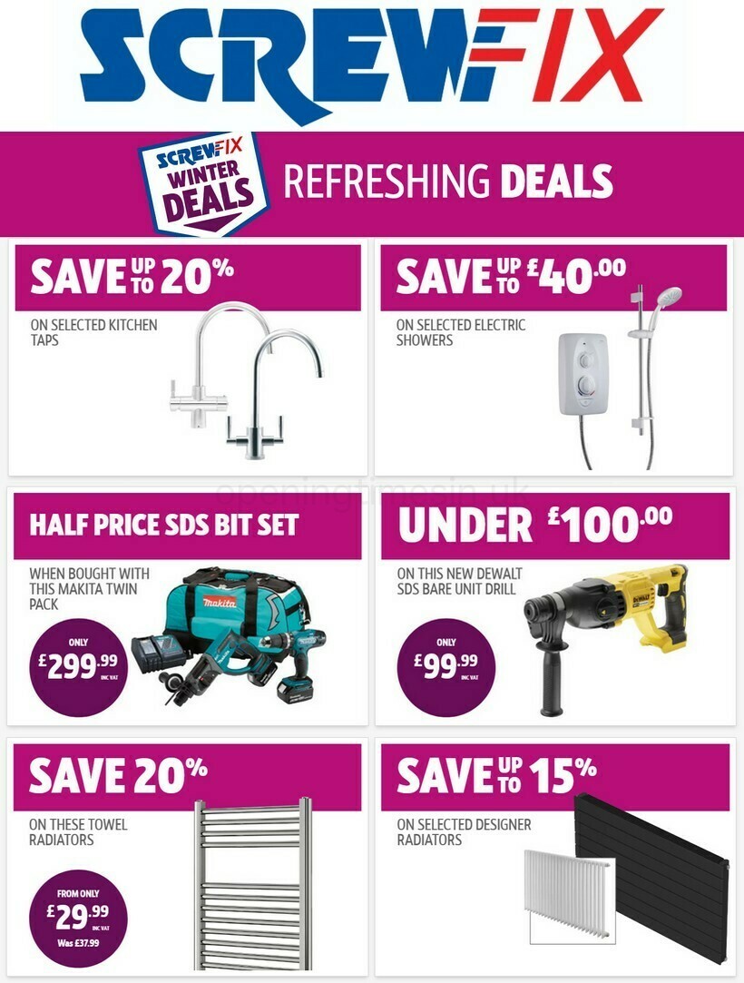 Screwfix Offers from 2 February