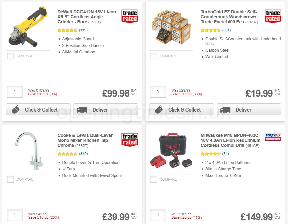 Screwfix Offers from 2 February