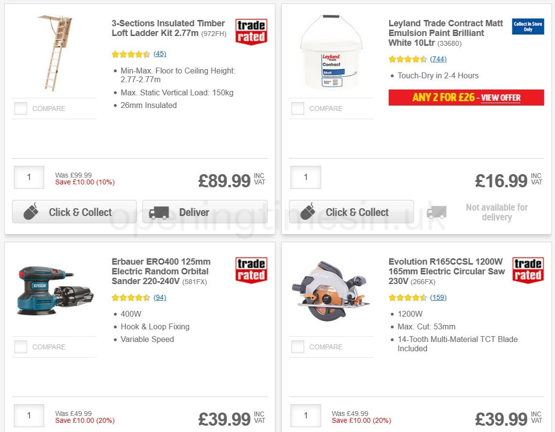 Screwfix Offers from 2 February