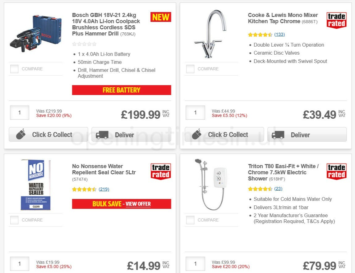 Screwfix Offers from 1 March