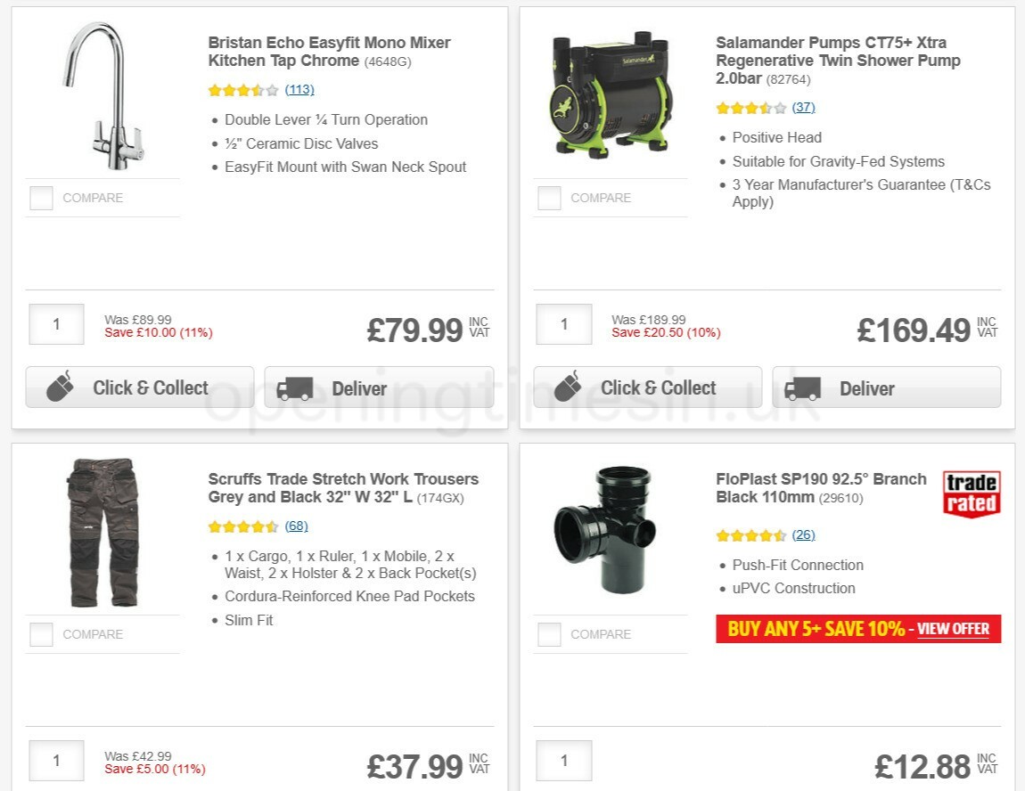 Screwfix Offers from 1 March