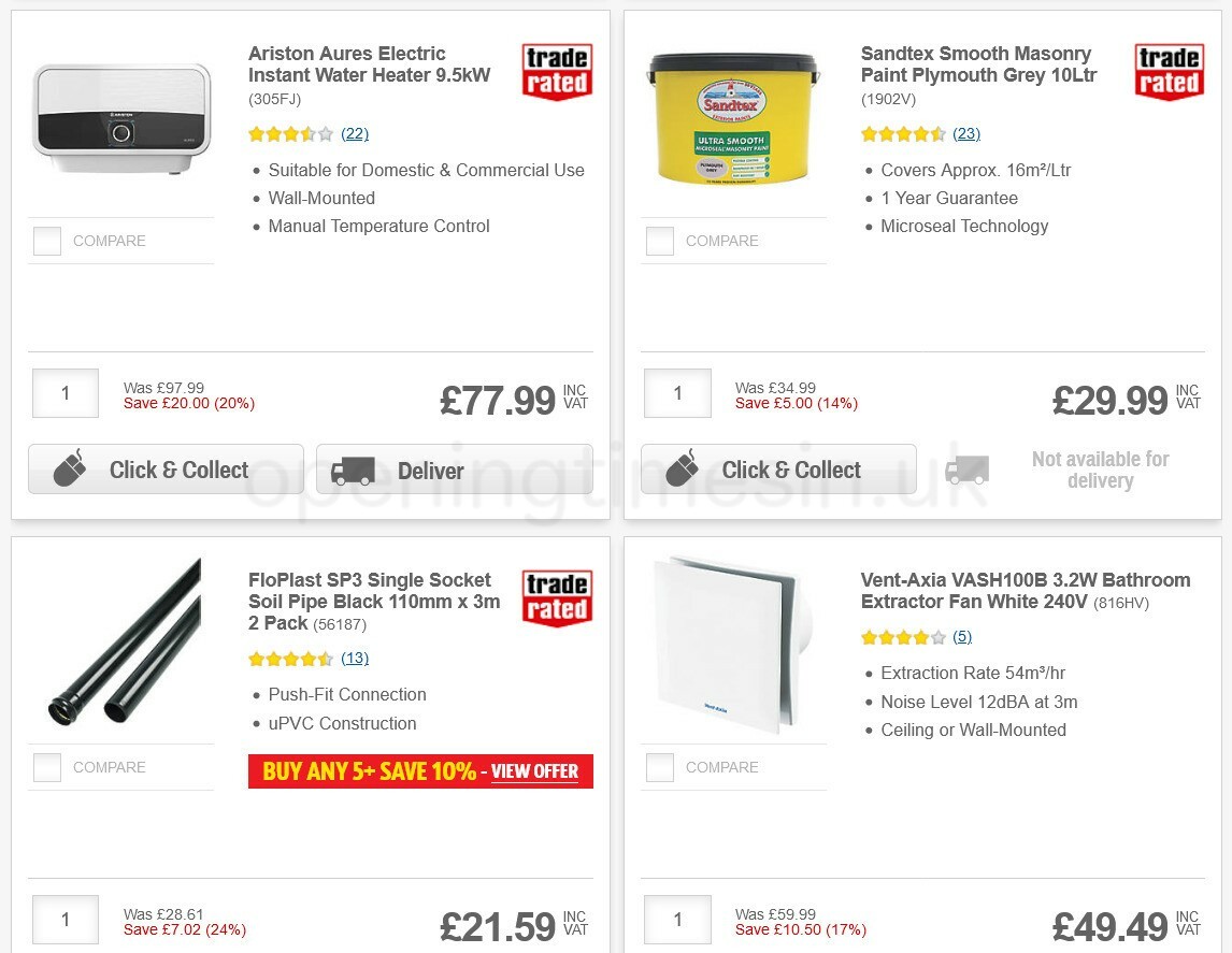 Screwfix Offers from 1 March