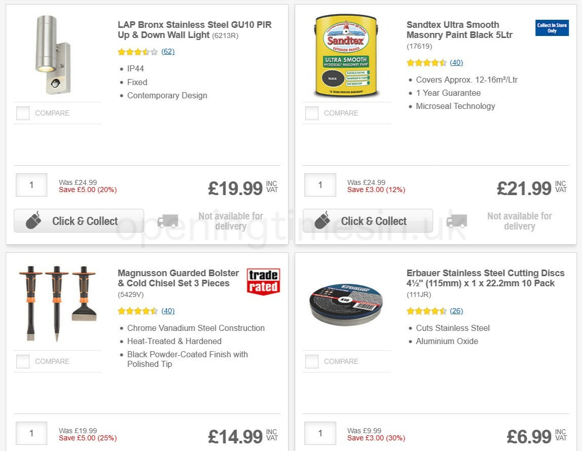 Screwfix Offers from 1 March