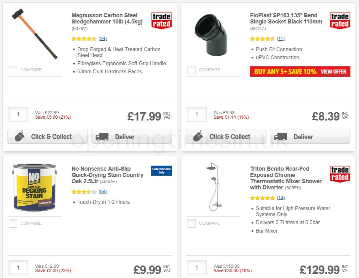 Screwfix Offers from 1 March