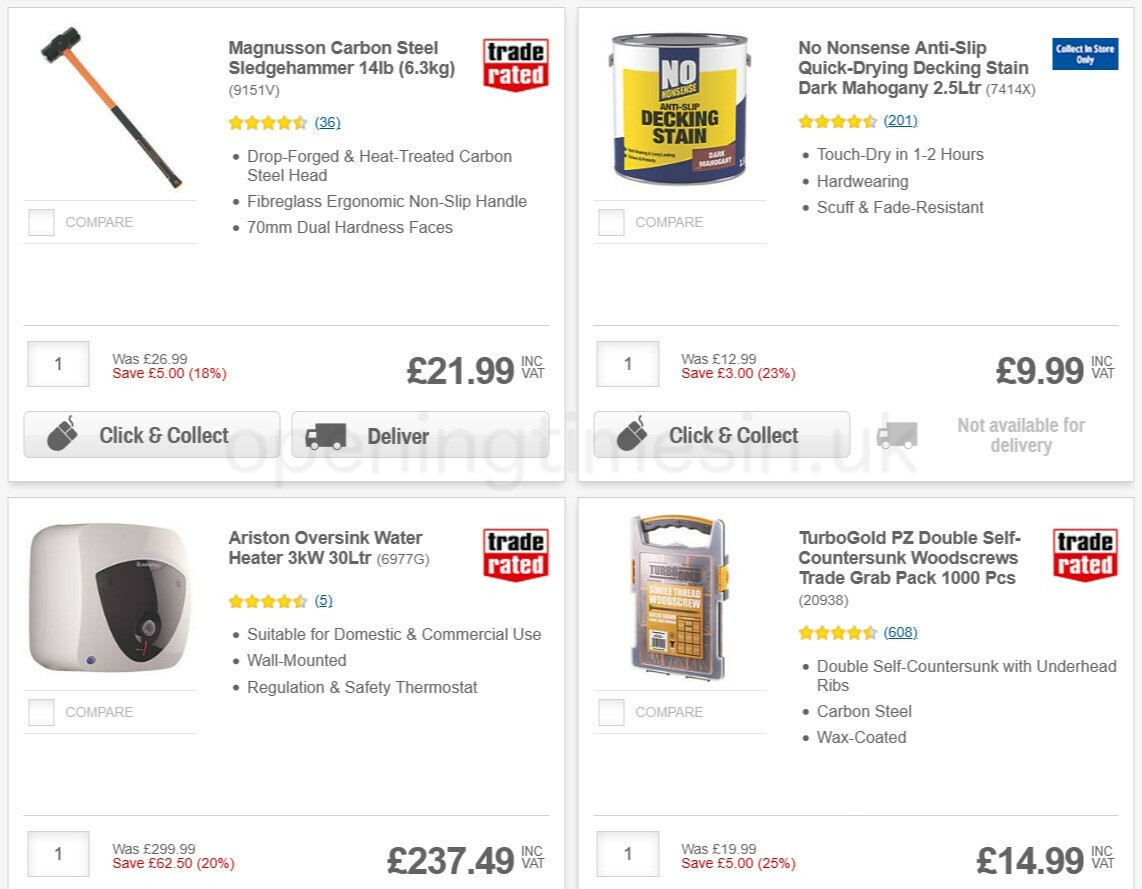 Screwfix Offers from 1 March