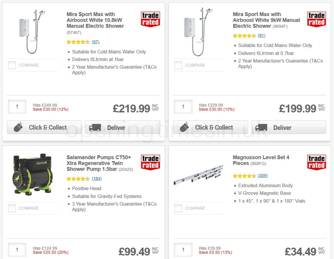 Screwfix Offers from 1 March