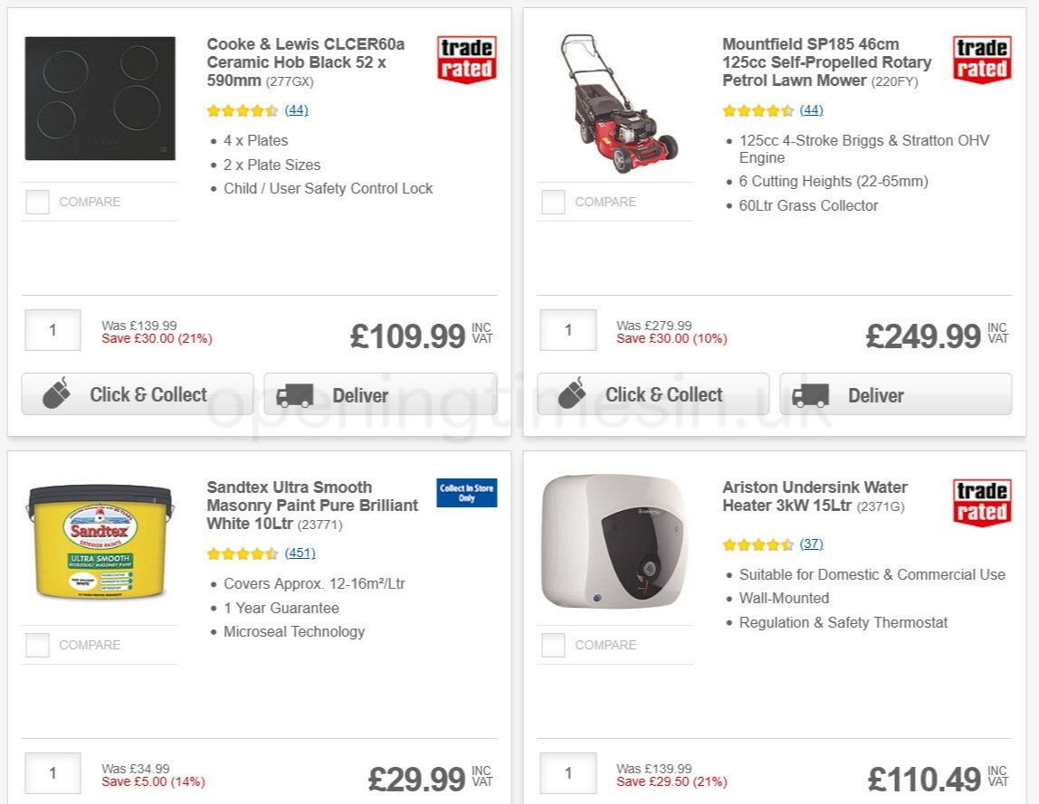 Screwfix Offers from 1 March