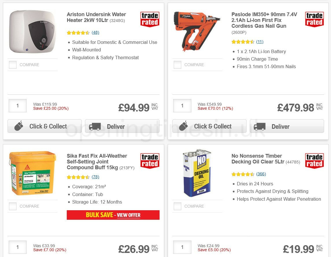 Screwfix Offers from 1 March
