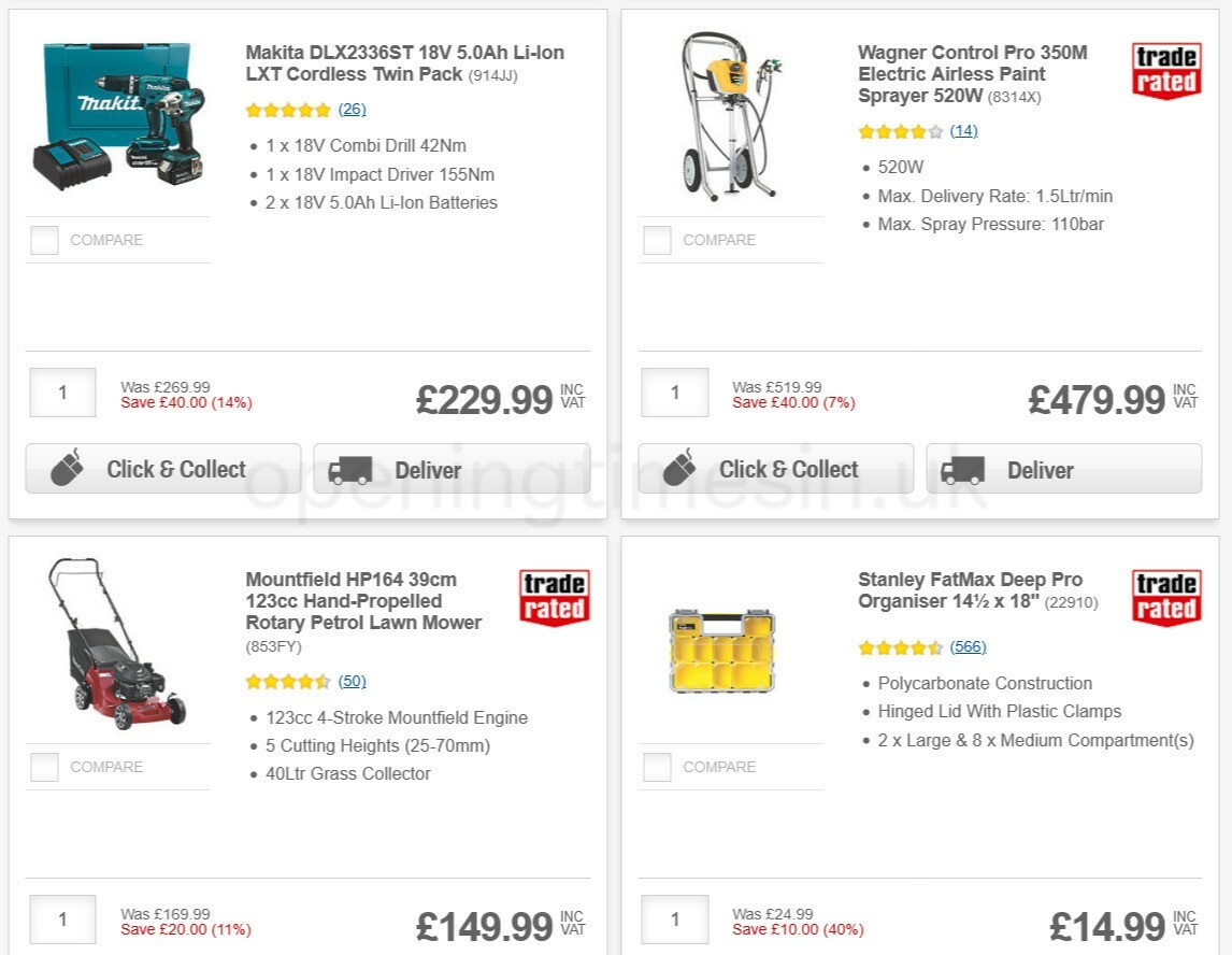 Screwfix Offers from 1 March