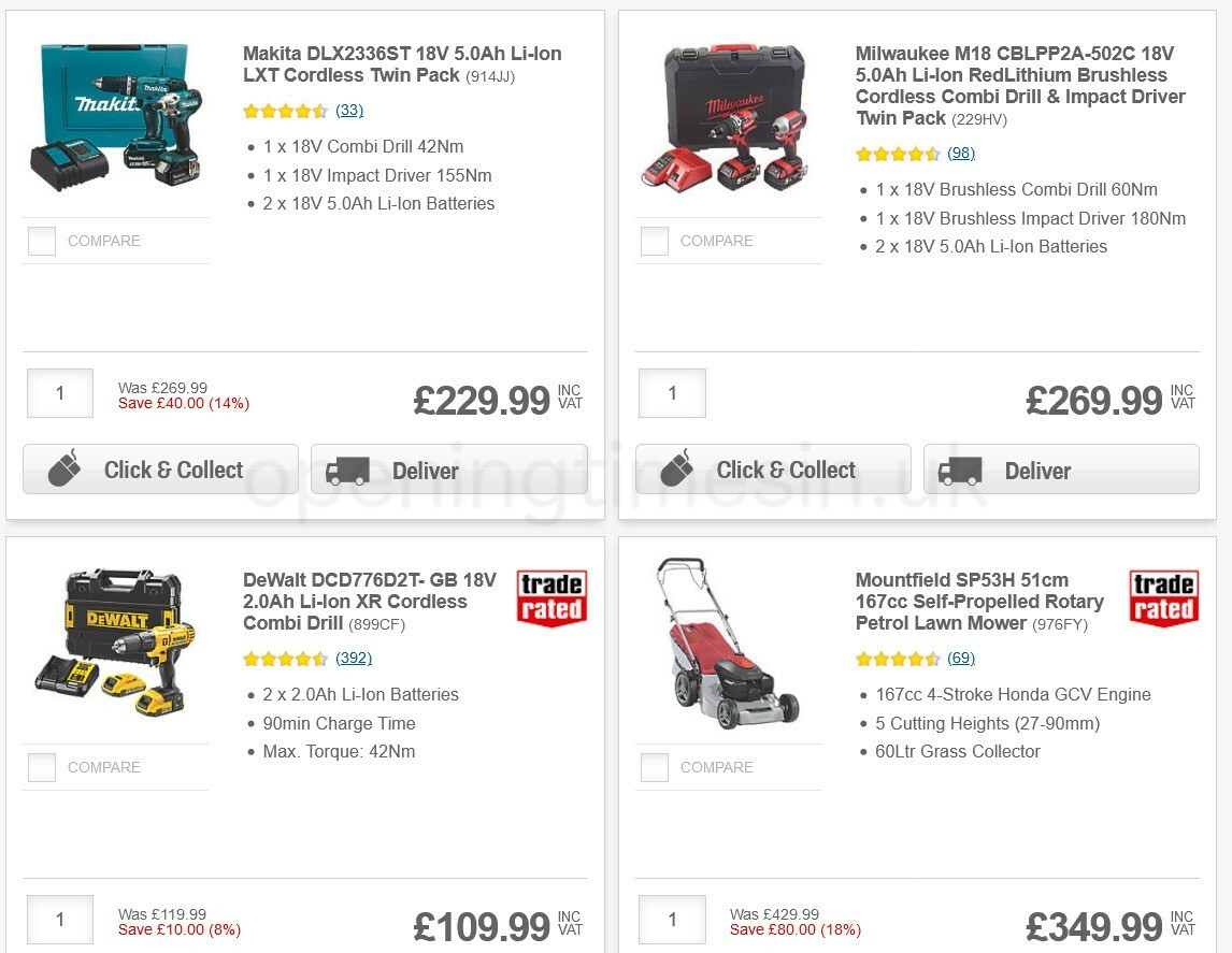 Screwfix Offers from 25 March