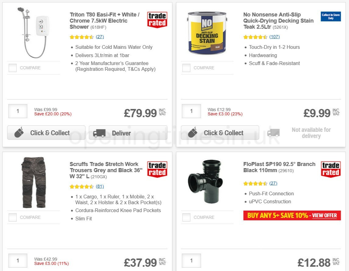 Screwfix Offers from 25 March