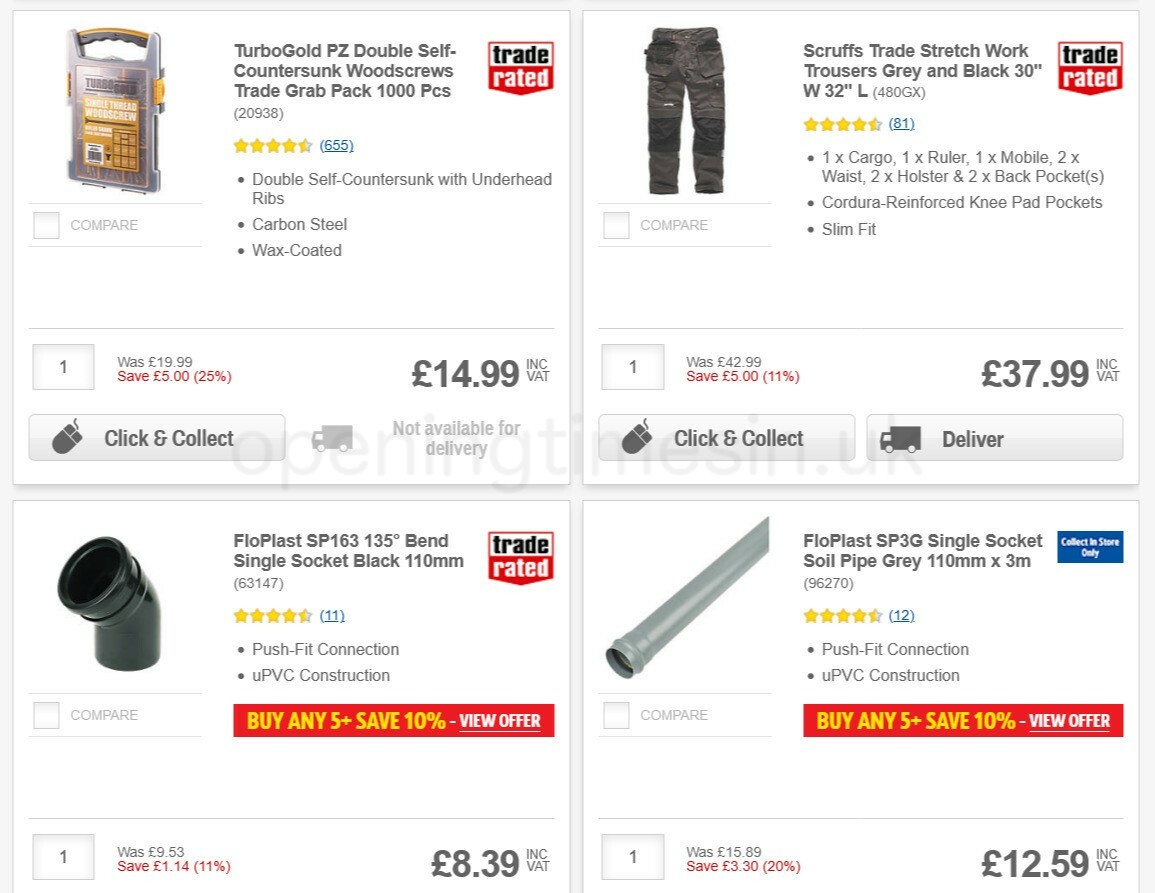 Screwfix Offers from 25 March