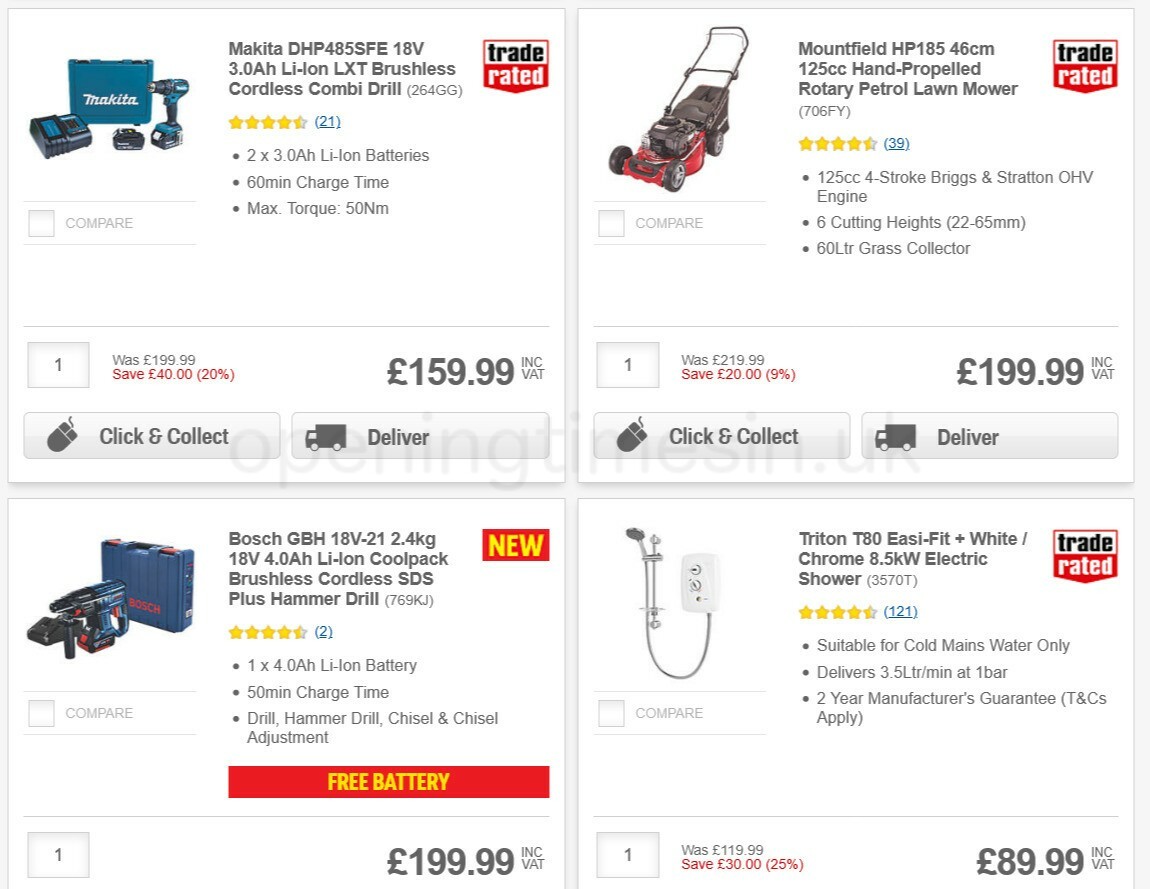 Screwfix Offers from 25 March