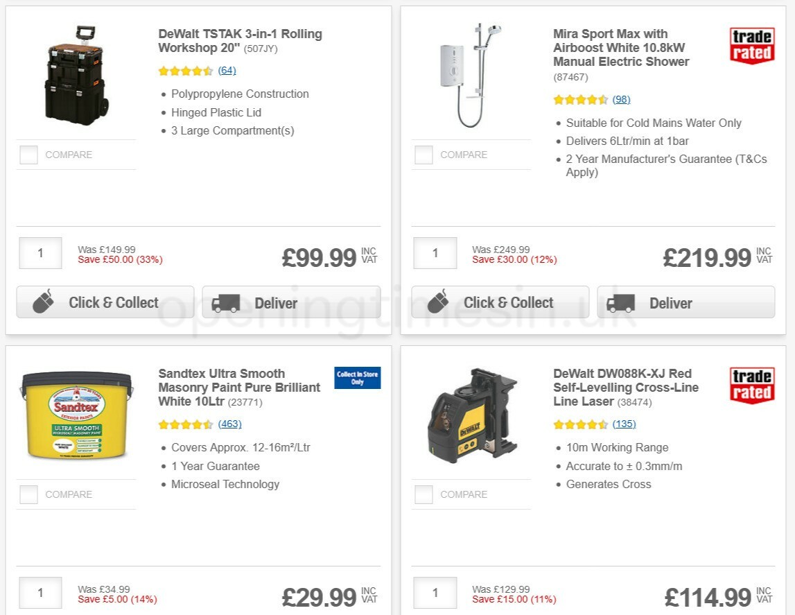 Screwfix Offers from 25 March