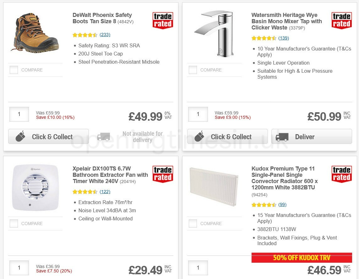 Screwfix Offers from 13 May