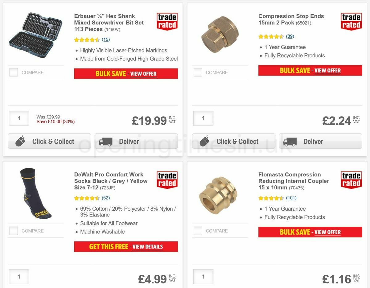 Screwfix Offers from 12 July