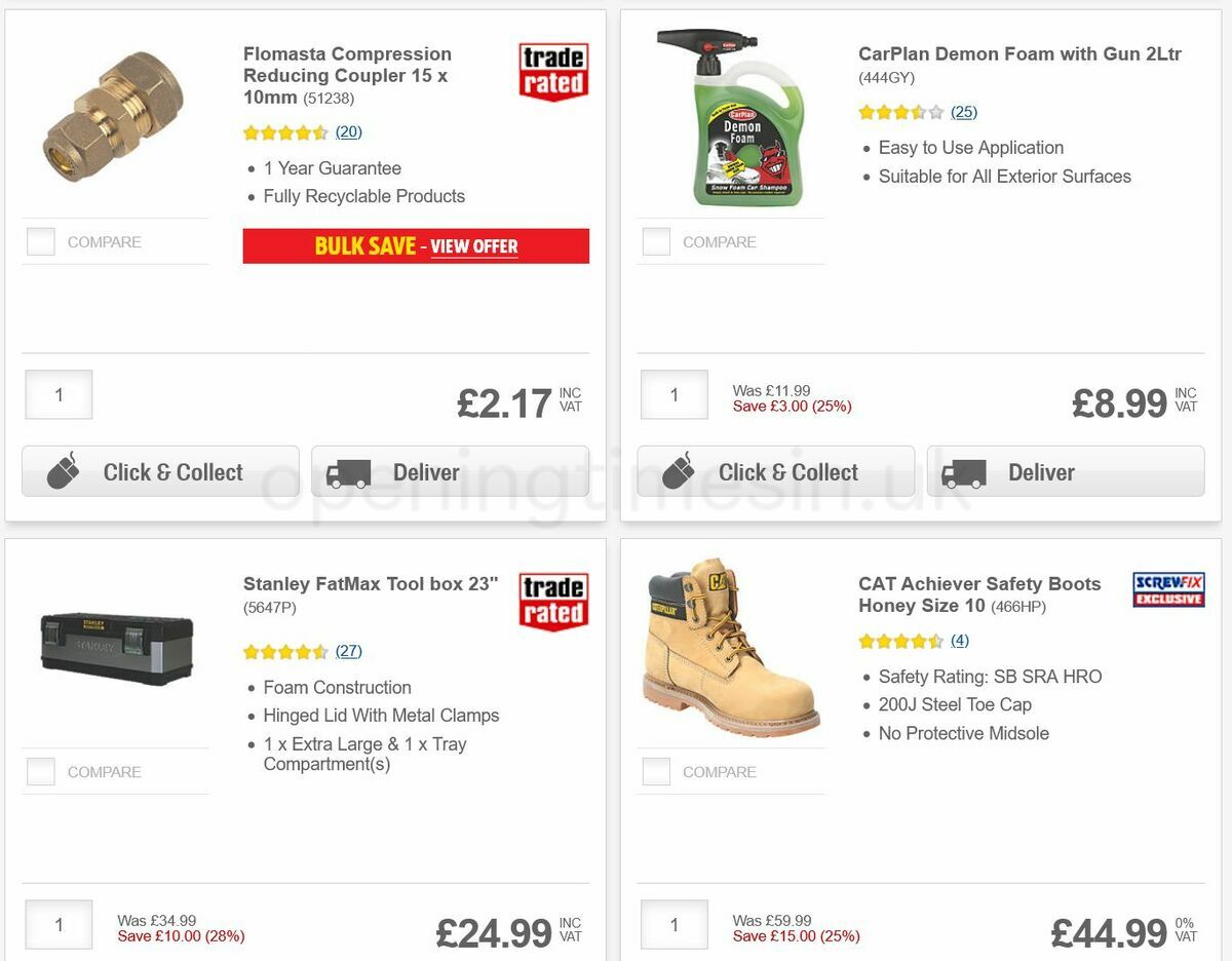 Screwfix Offers from 12 July