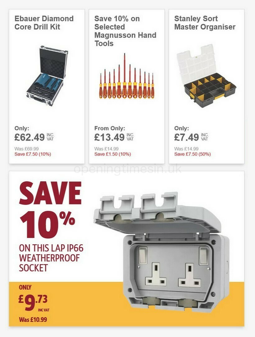 Screwfix Offers from 12 July