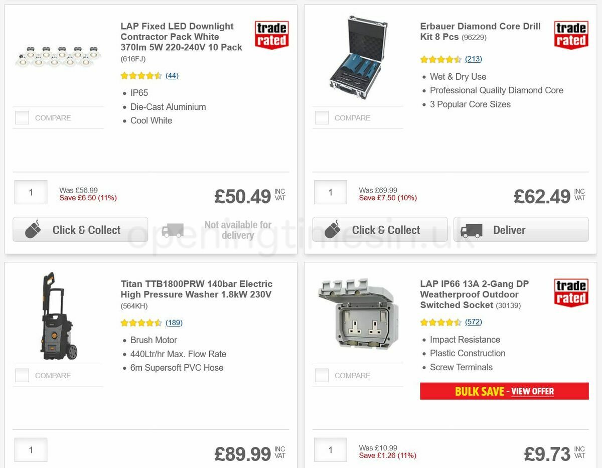 Screwfix Offers from 12 July