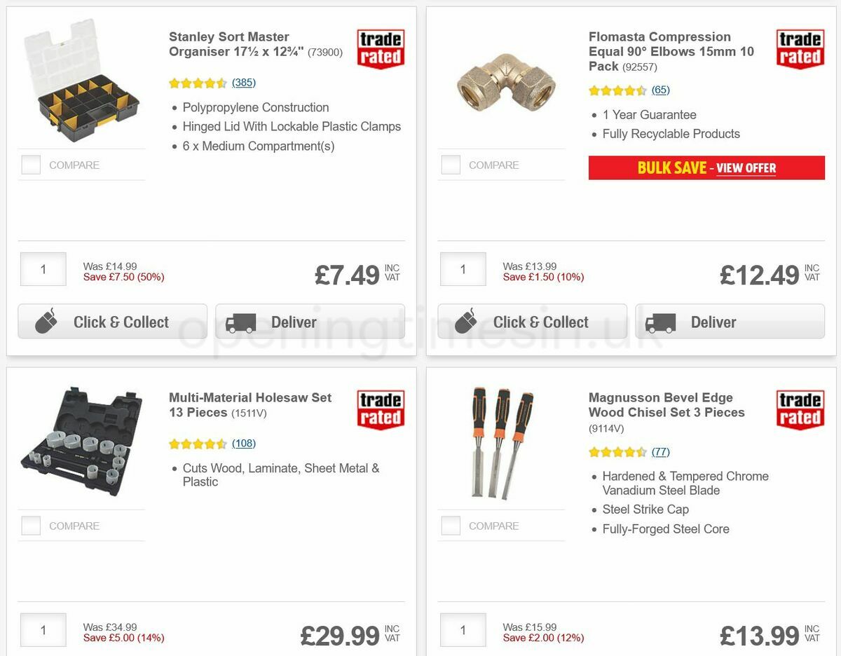 Screwfix Offers from 12 July