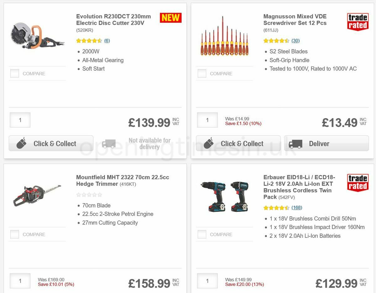 Screwfix Offers from 12 July