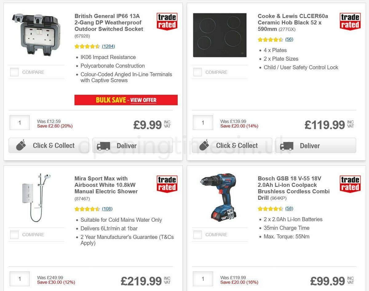 Screwfix Offers from 16 September