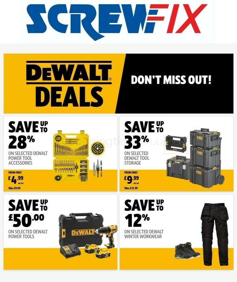 Screwfix Offers from 17 December