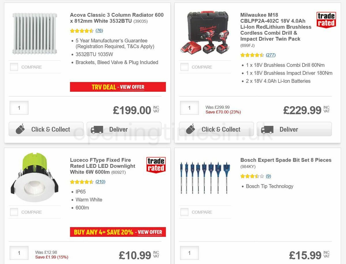 Screwfix Offers from 7 March