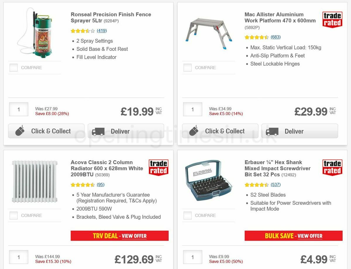 Screwfix Offers from 7 March