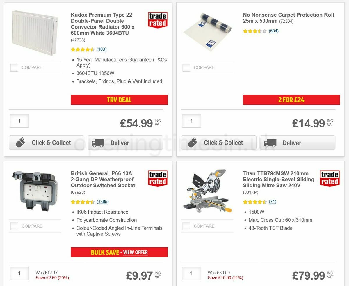Screwfix Offers from 7 March