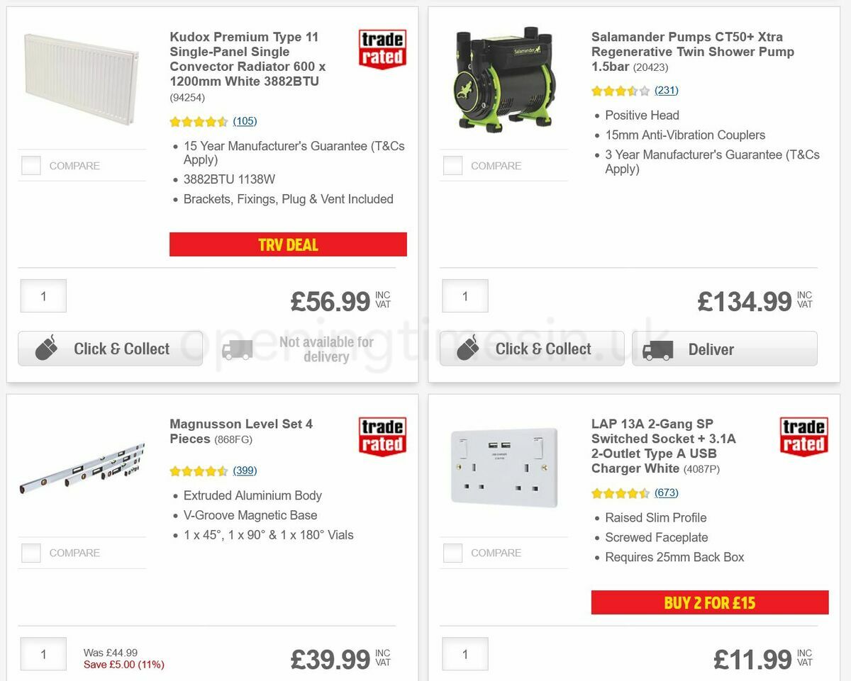 Screwfix Offers from 7 March