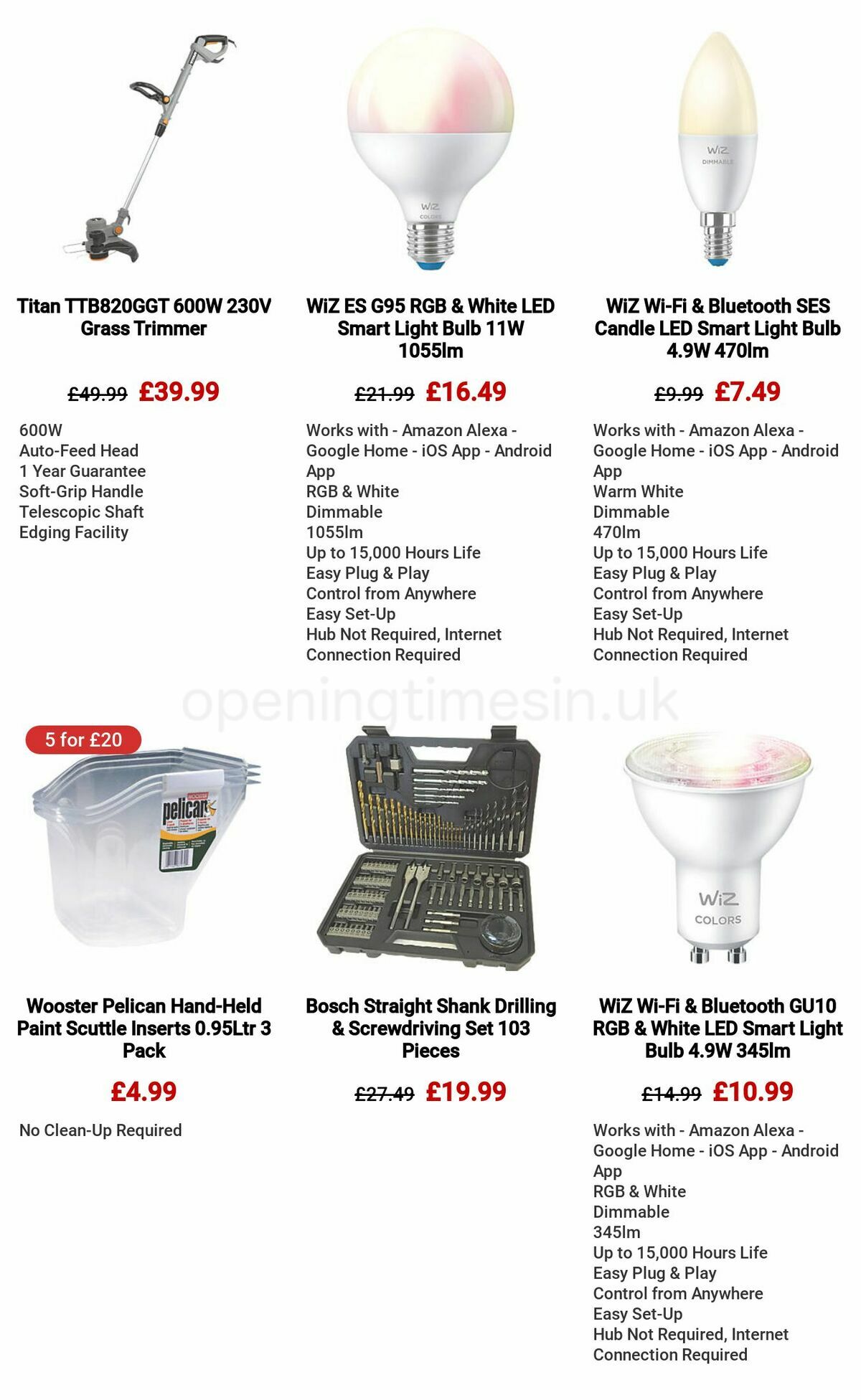 Screwfix Easter Deals Offers from 13 April