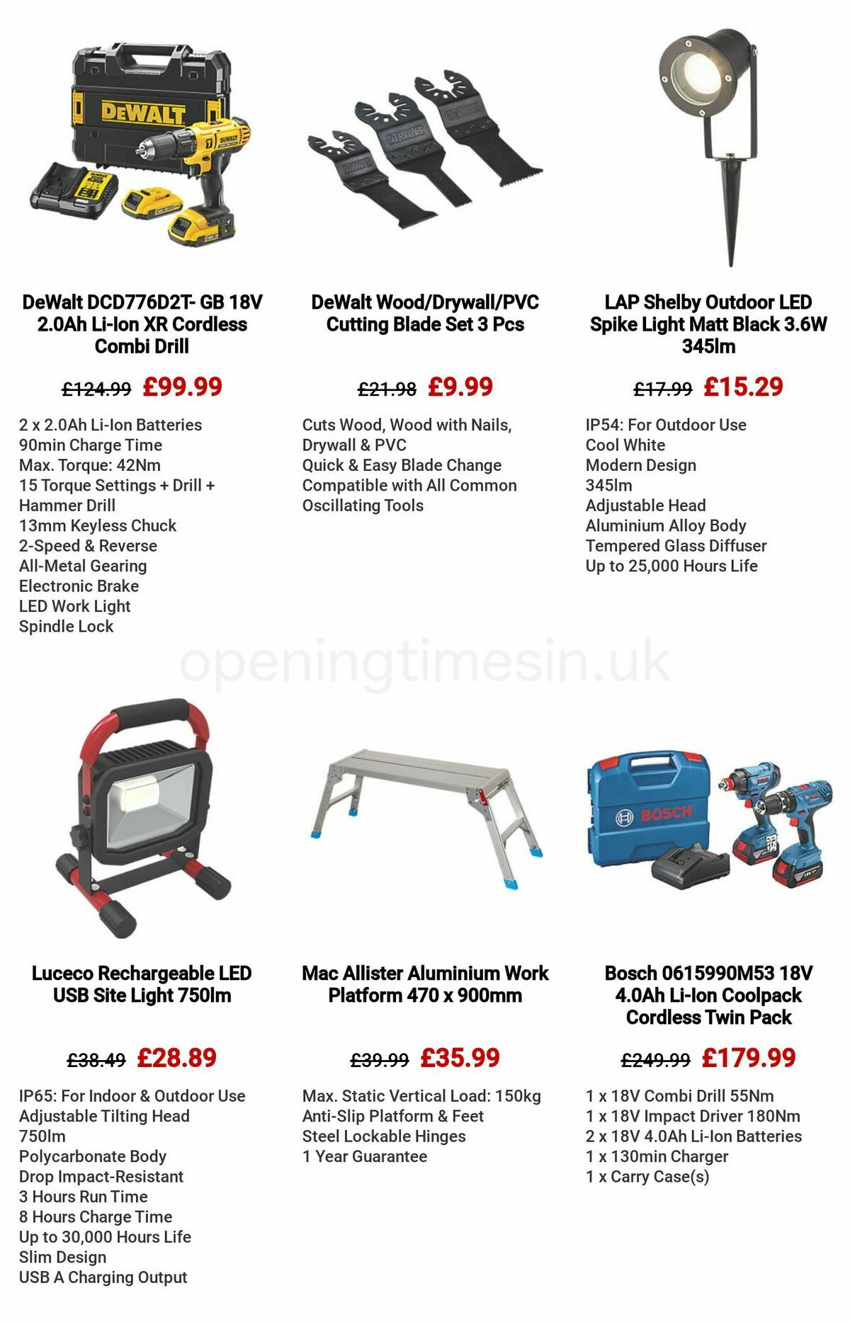 Screwfix Easter Deals Offers from 13 April
