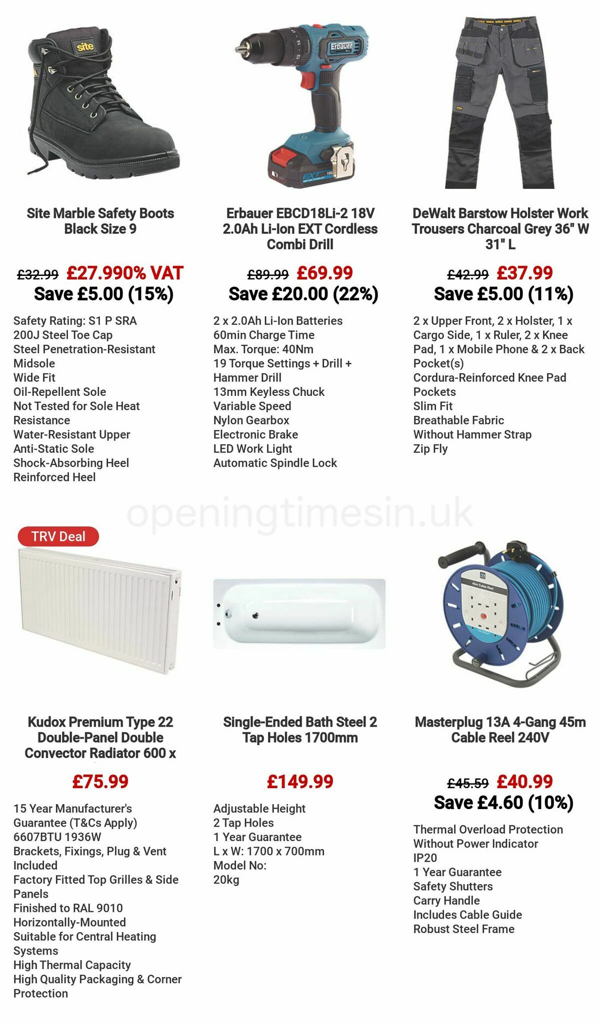 Screwfix Offers from 6 May