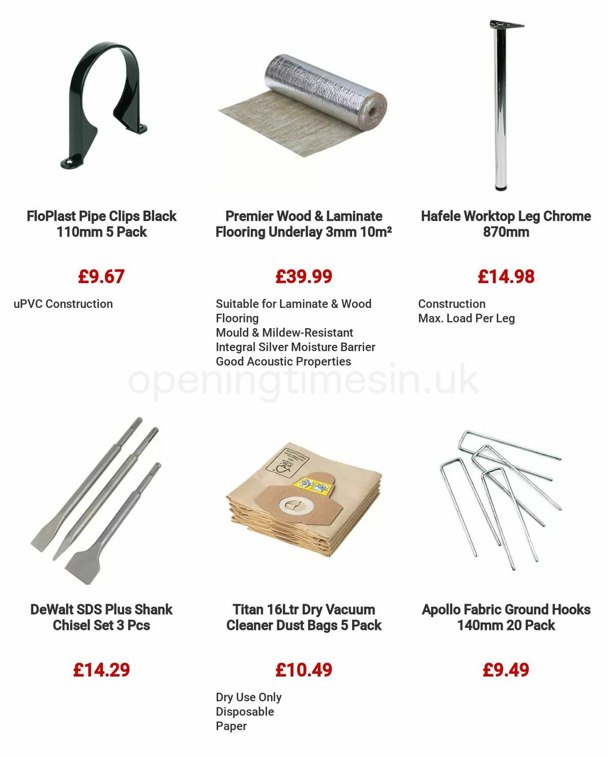 Screwfix Offers from 24 May