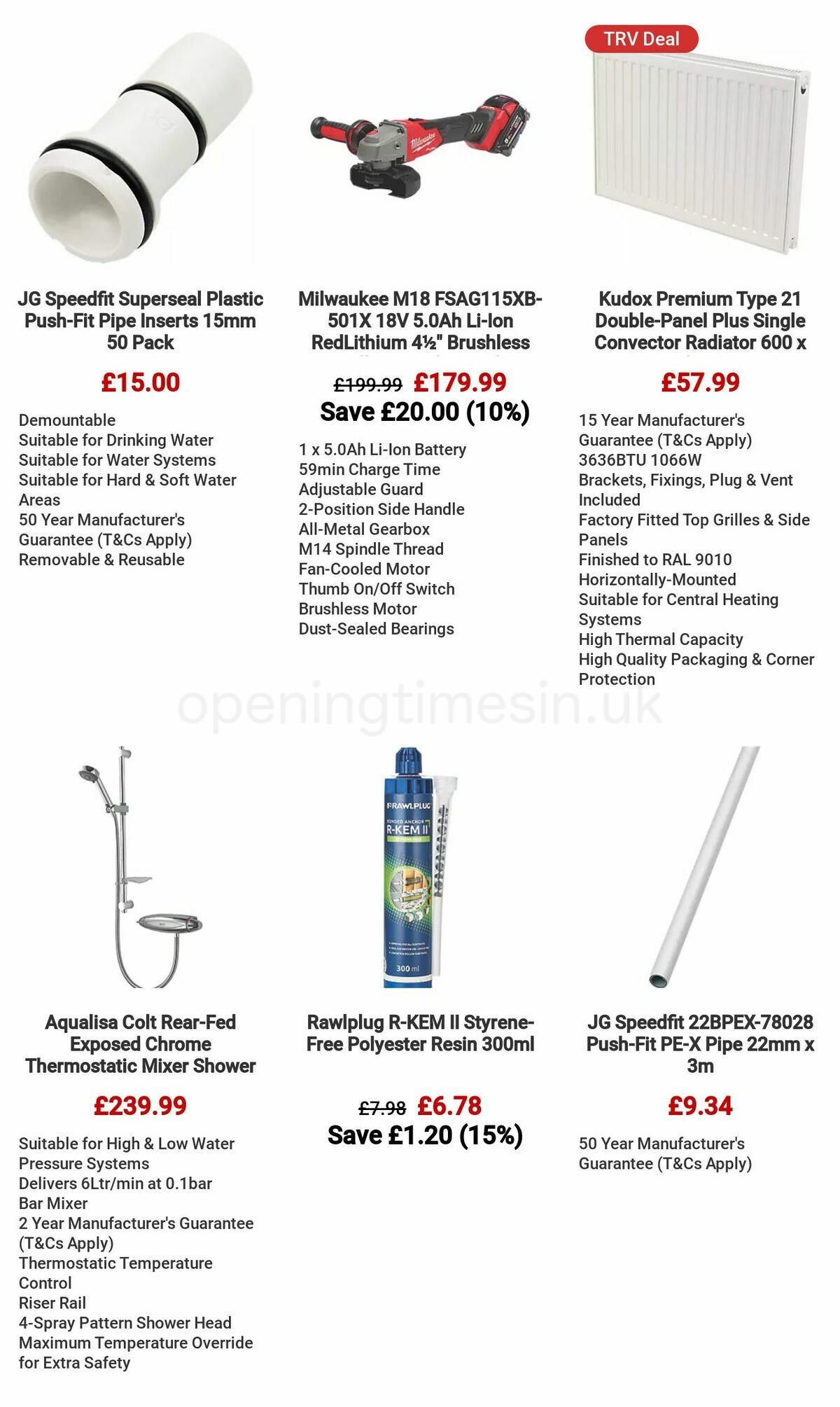 Screwfix Offers from 6 June