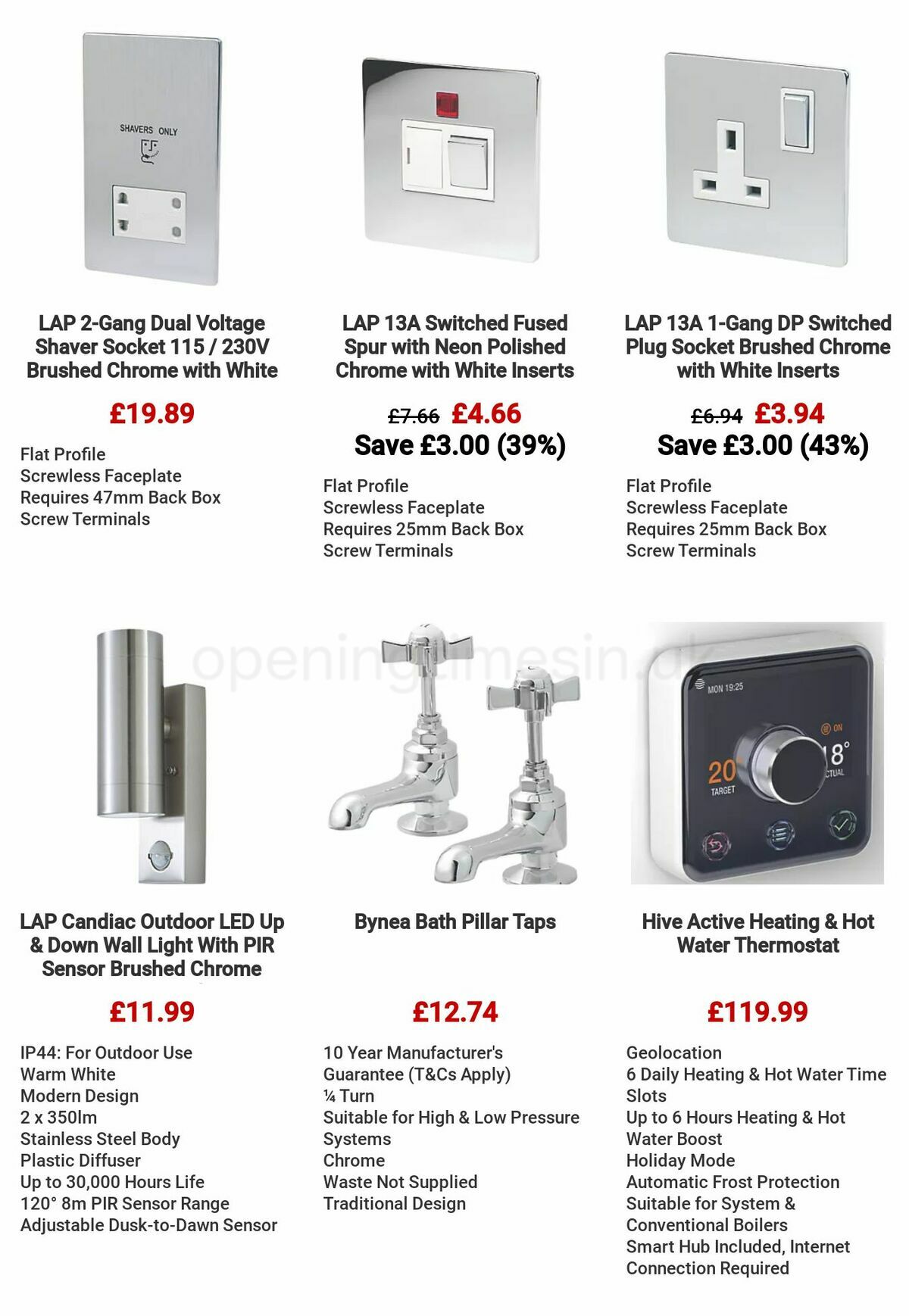 Screwfix Clearance Offers from 29 June