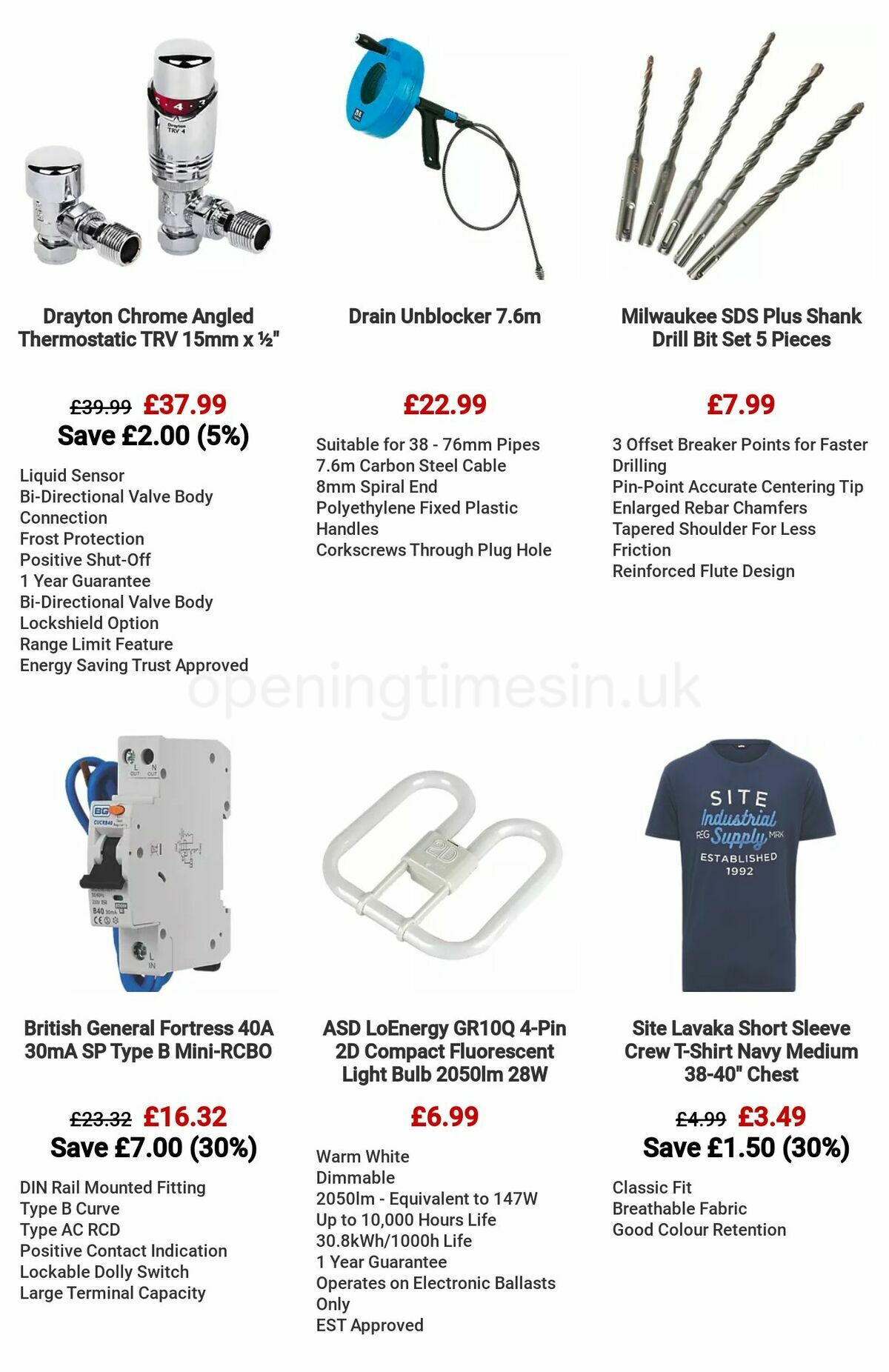 Screwfix Clearance Offers from 29 June