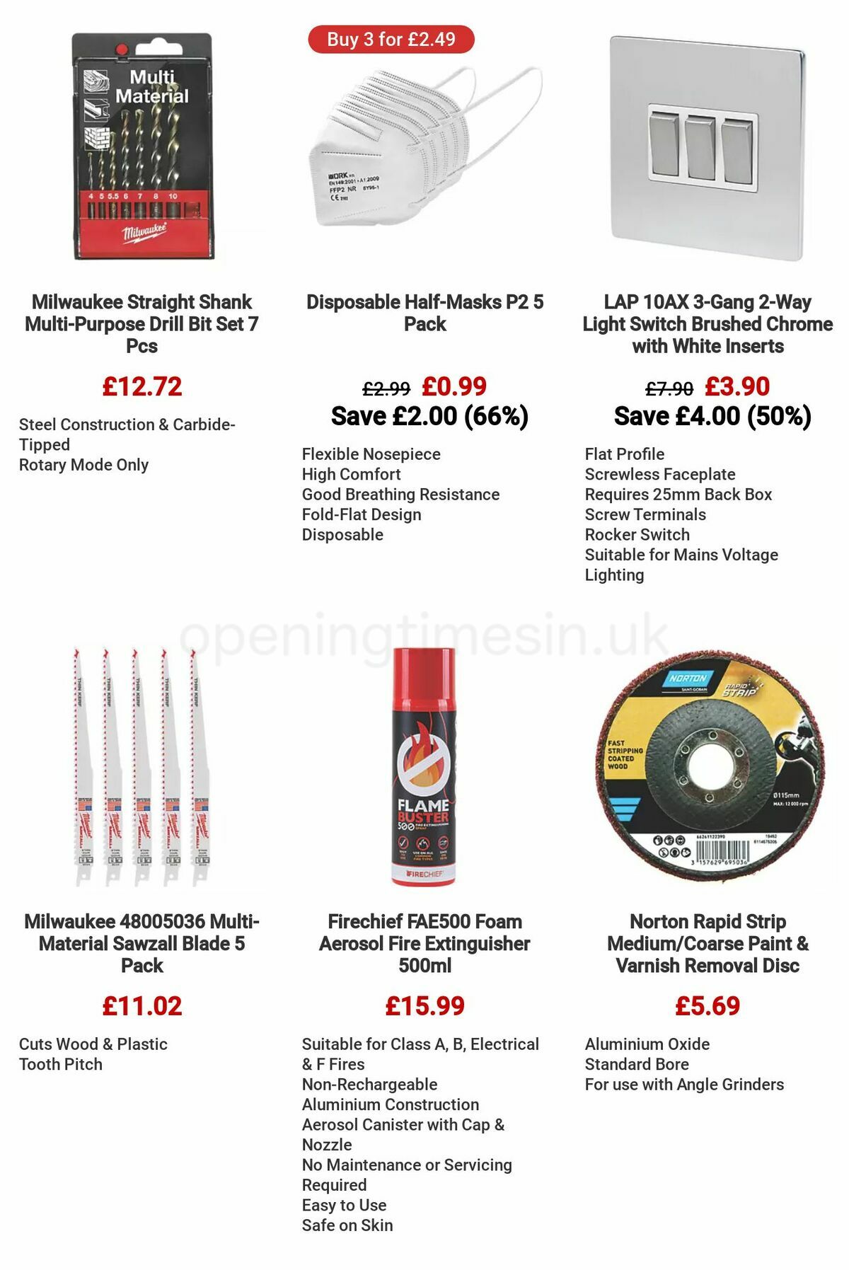 Screwfix Clearance Offers from 29 June