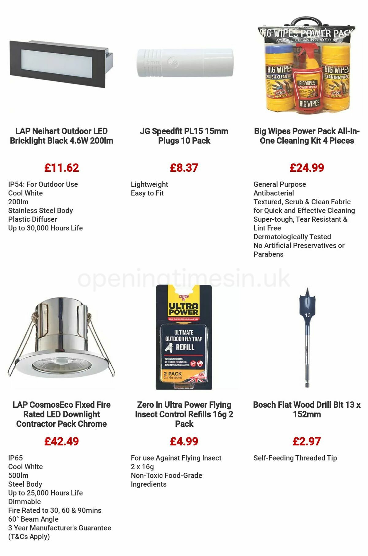 Screwfix Clearance Offers from 29 June