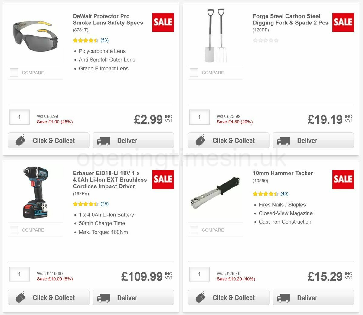 Screwfix Offers from 29 July