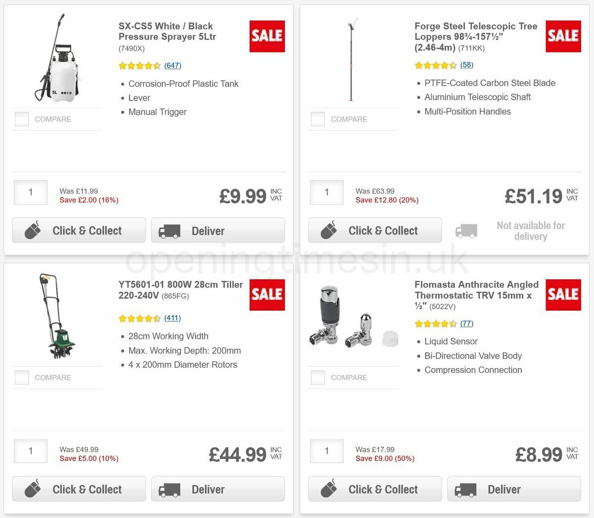 Screwfix Offers from 29 July