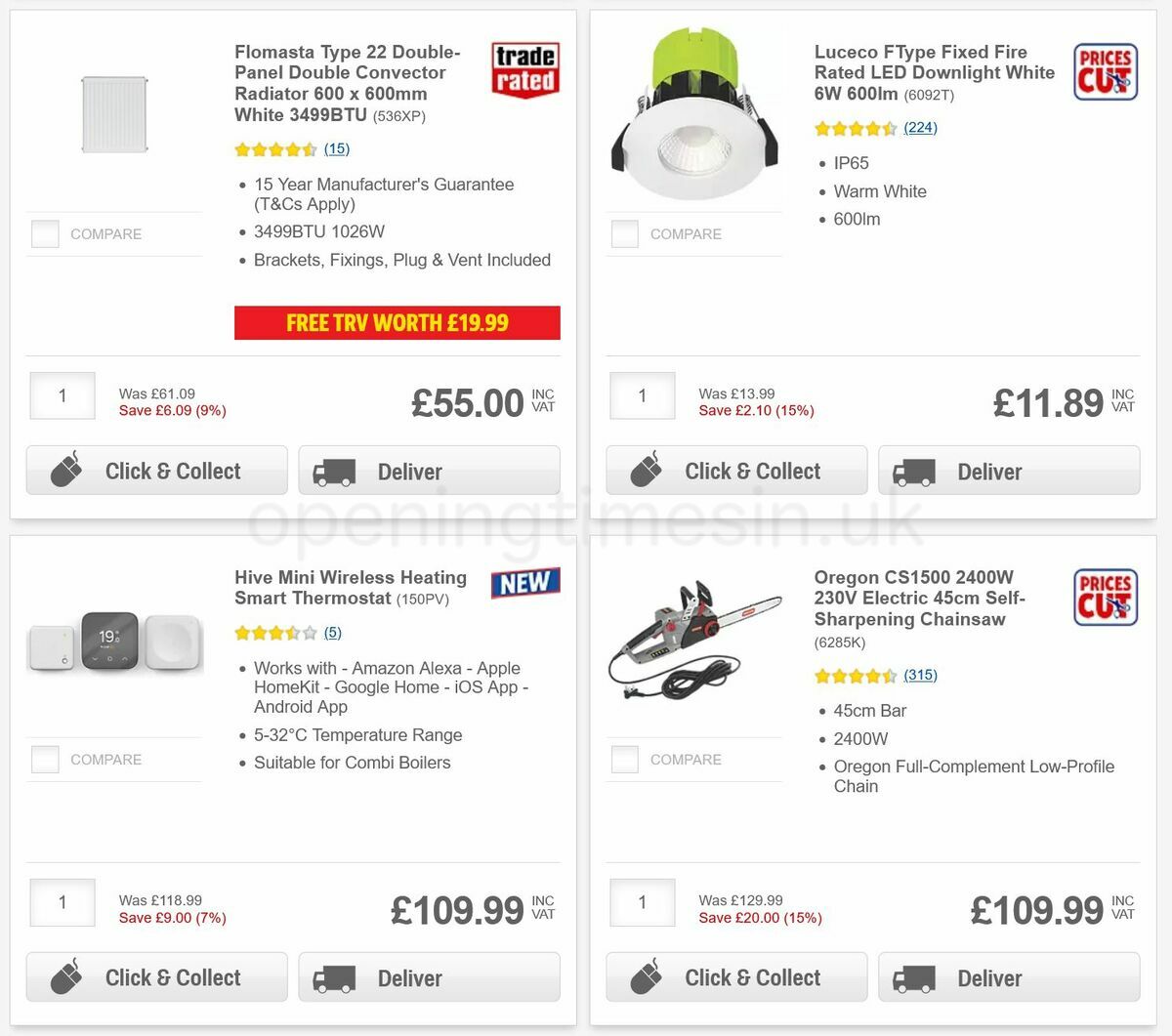 Screwfix Offers from 20 September