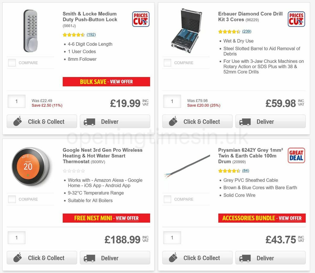 Screwfix Offers from 20 September